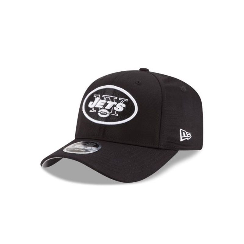 NFL New York Jets Stretch Snap 9Fifty Snapback (IUX5150) - Black New Era Caps